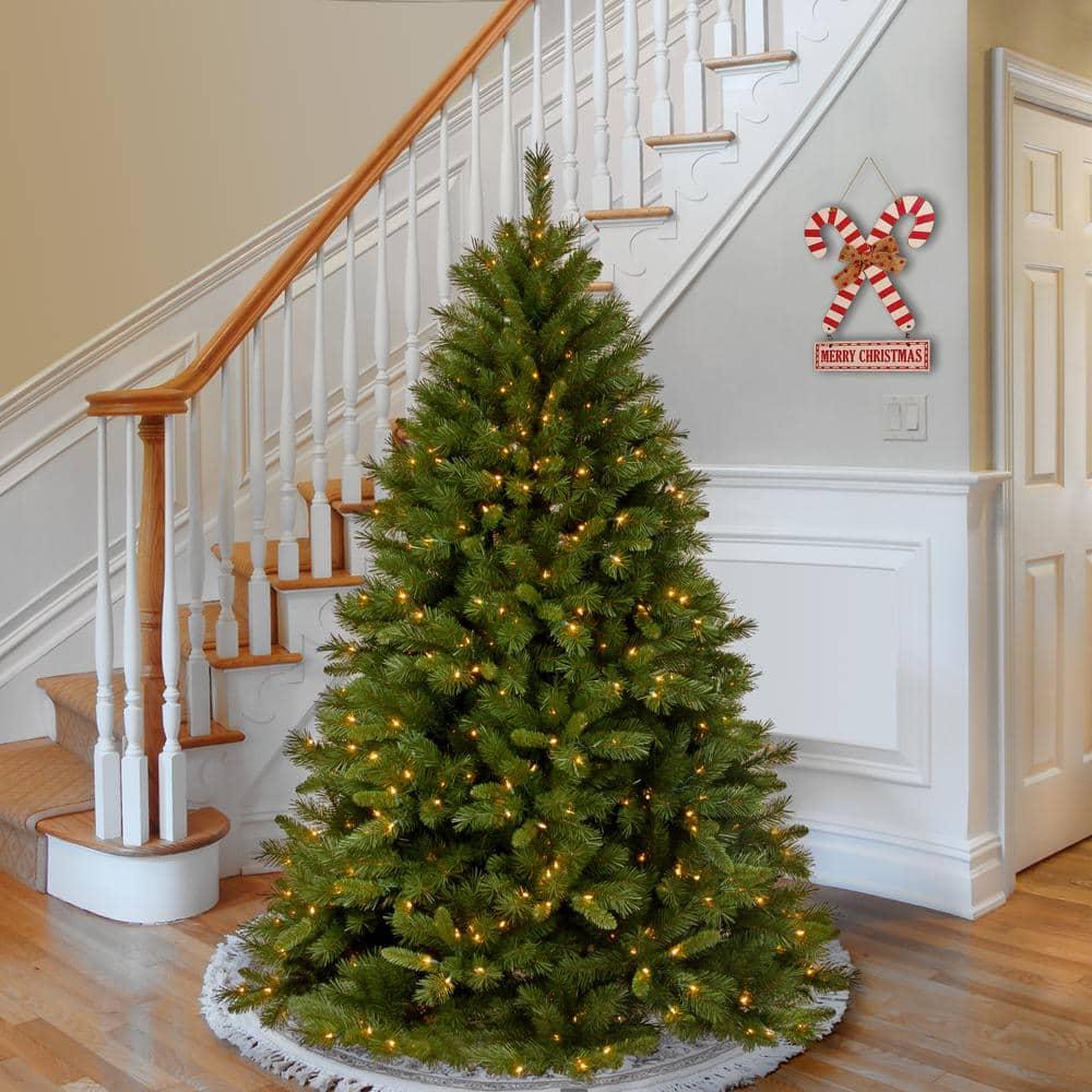 7.5' Prelit Winchester Pine Artificial Christmas Tree Clear Lights - National Tree Company