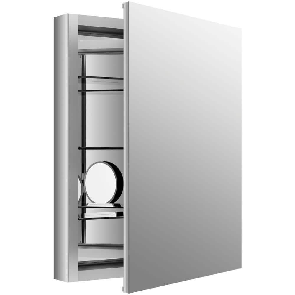 Verdera® Recessed or Surface Mount Medicine Cabinet with 3 Adjustable Shelves