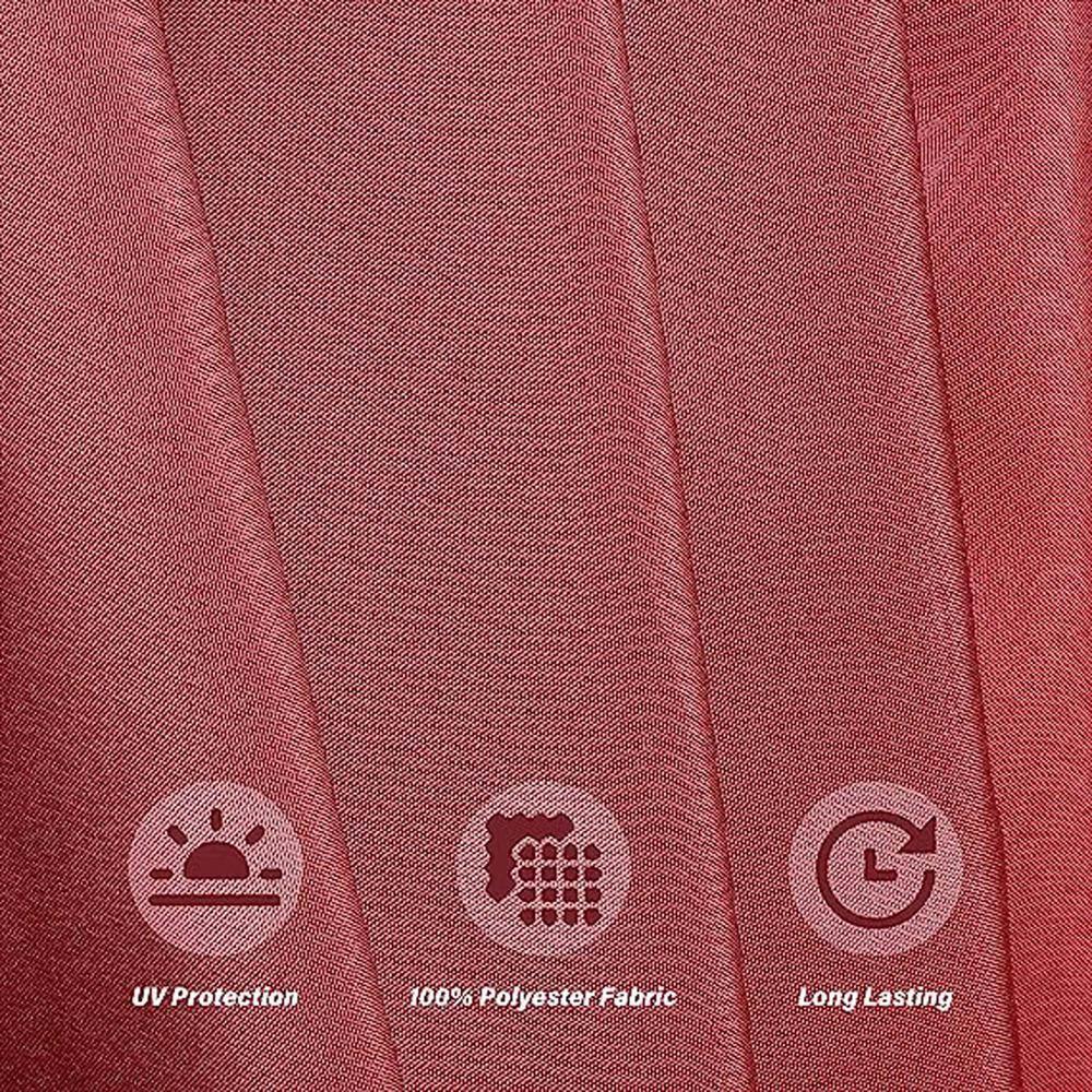 WLAGOOD 9' Patio Outdoor Table Market Yard Umbrella Replacement Top Cover with 8 Ribs, 9ft Canopy,Canopy Garden Umbrella Outdoor Stall Umbrella Beach Sun Umbrella Replacement Cloth