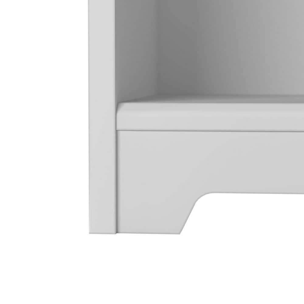 Bush Furniture Cabot 5-Shelf 66.3H Bookcase White WC31966