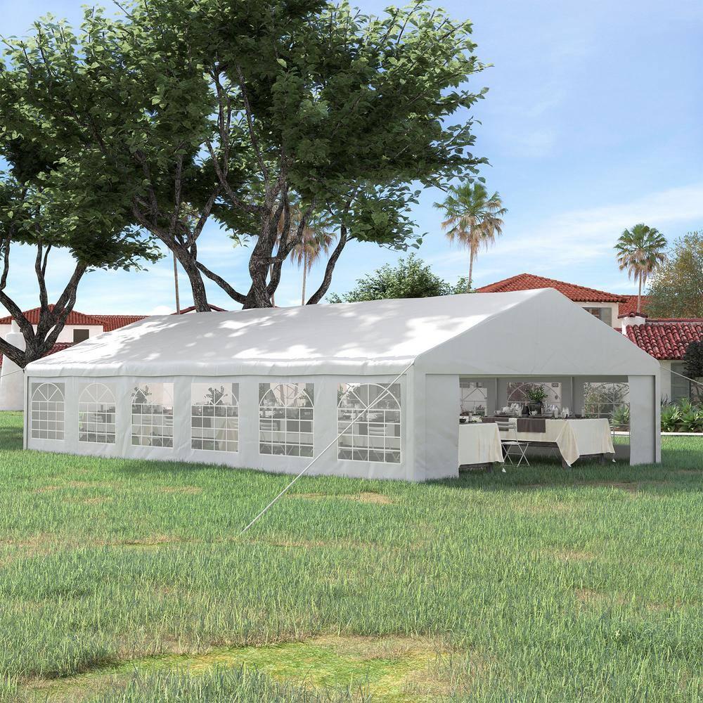 Outsunny 39 Ft. W x 23 Ft. D Steel Canopy