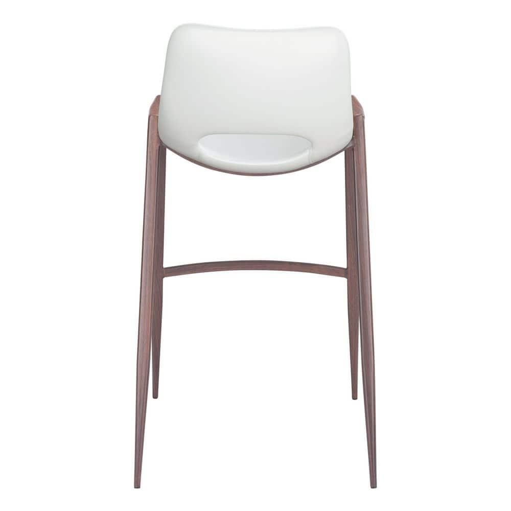 Zuo Hospitality Upholstered Counter Stool with Metal Frame