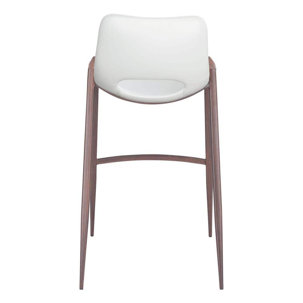 Zuo Hospitality Upholstered Counter Stool with Metal Frame