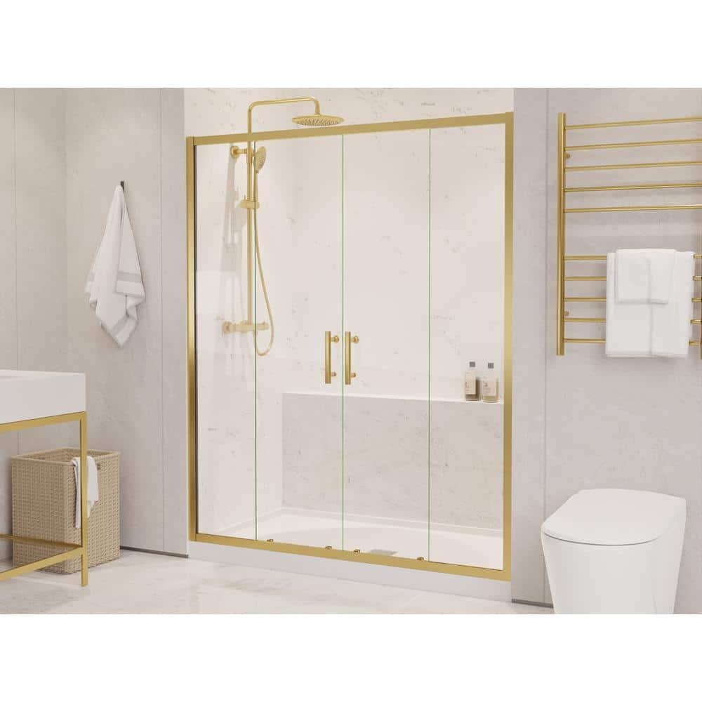 60" - 60.4" W x 70" H Framed Shower Door