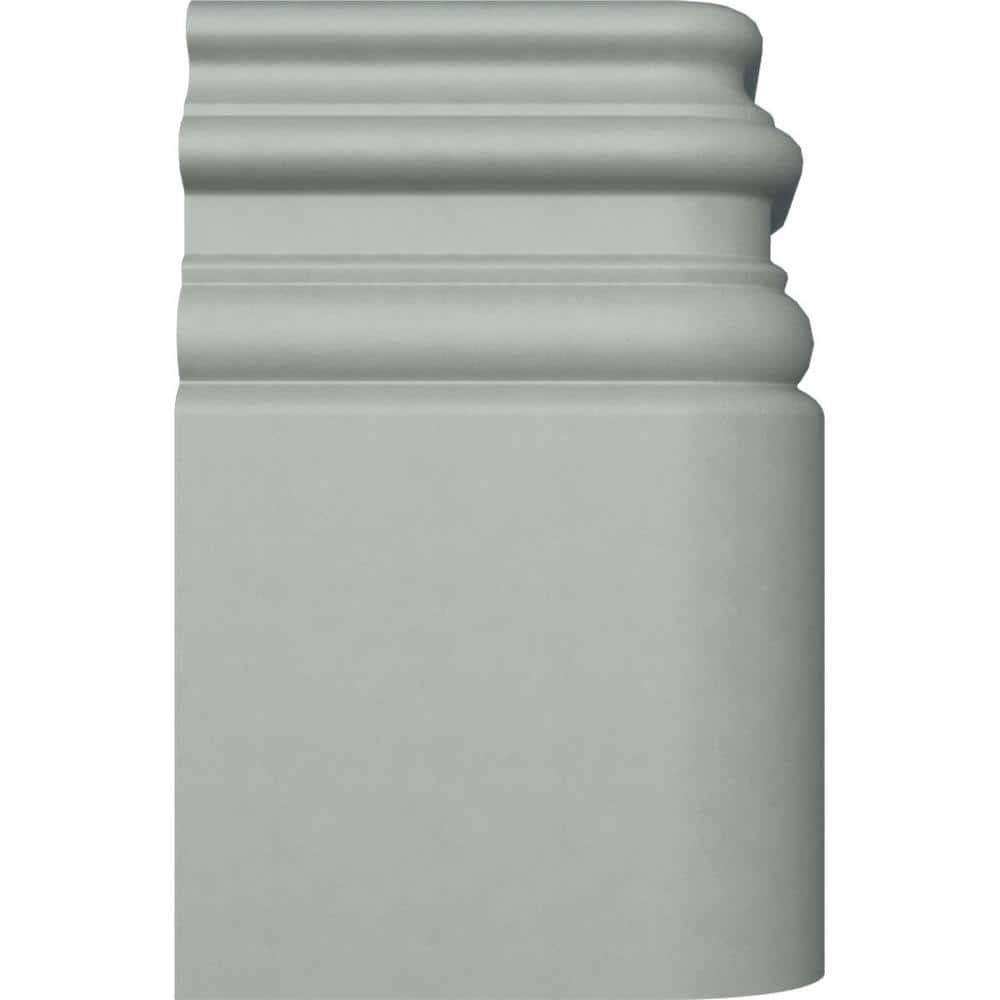 7 3/8"H x 4 3/4"P Hillsborough Baseboard Moulding Outside Corner