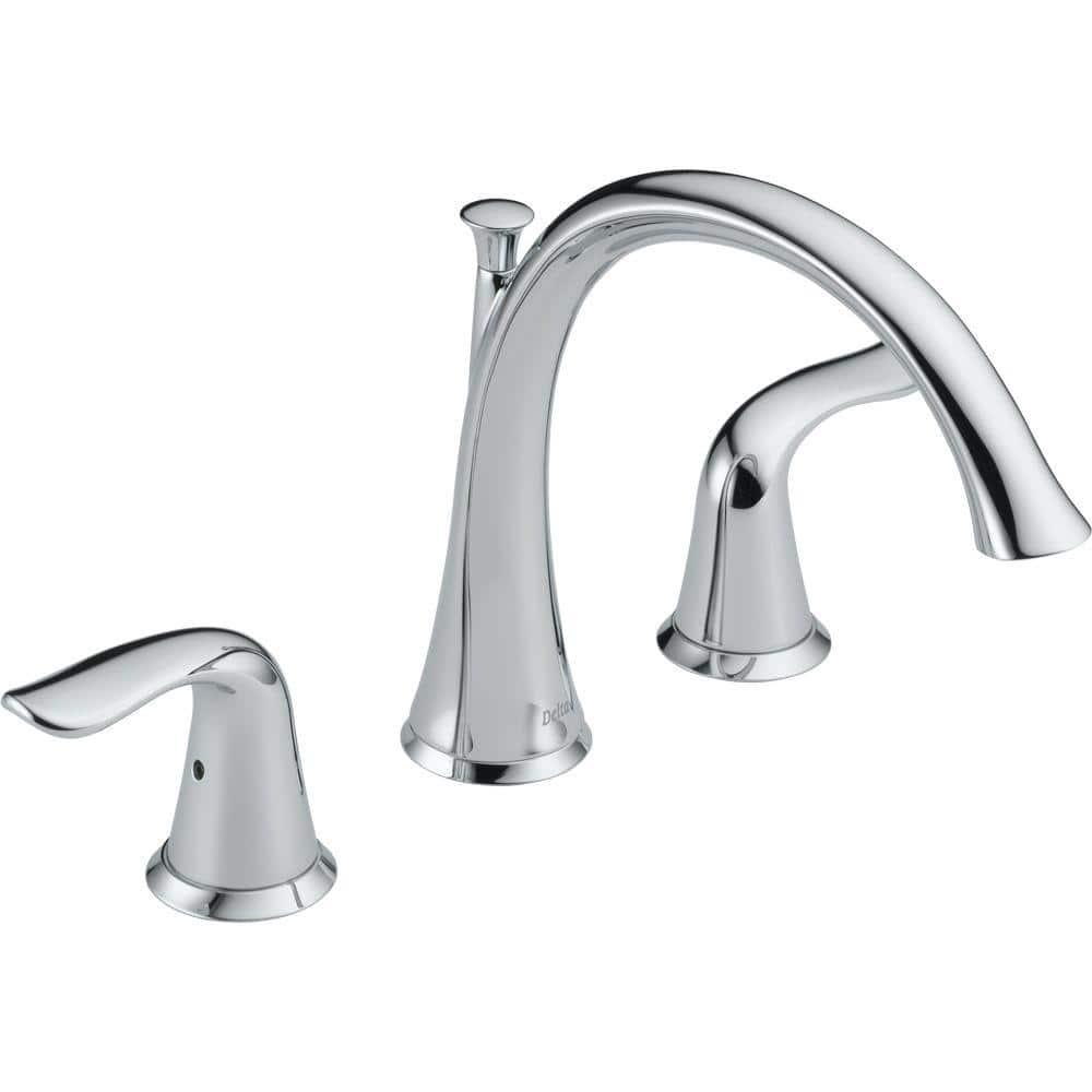 Lahara Double Handle Deck Mounted Roman Tub Faucet Trim