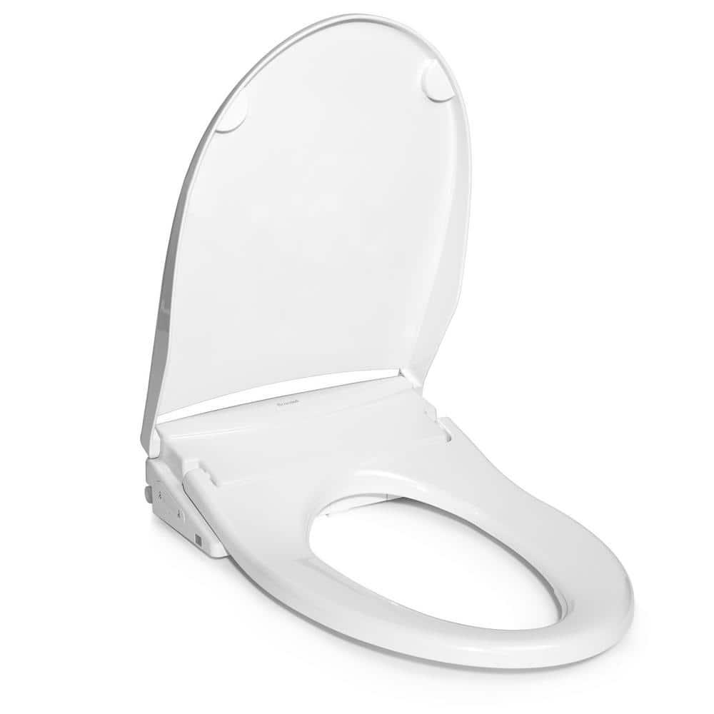 White Electric Remote Controlled Luxury Bidet Toilet Seat