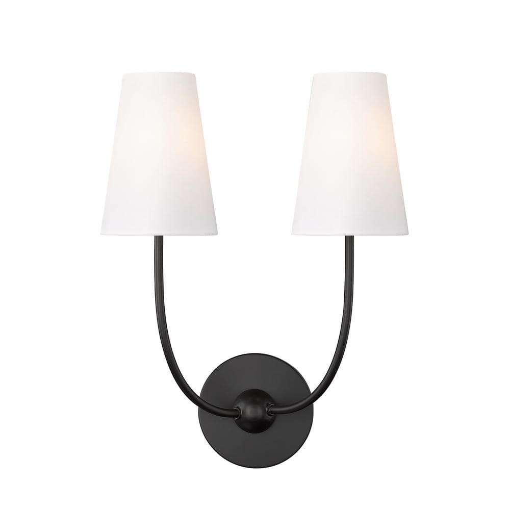 Z-Lite Shannon 2 - Light Sconce in  Matte Black