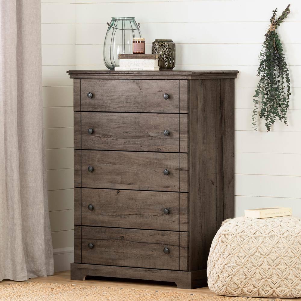 Avilla 35.25'' W 5 - Drawer Dresser
