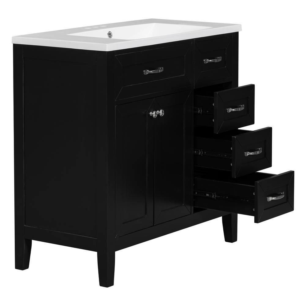 R&M Furniture Versatile Bathroom Vanity with Stylish Sink and Ample Storage
