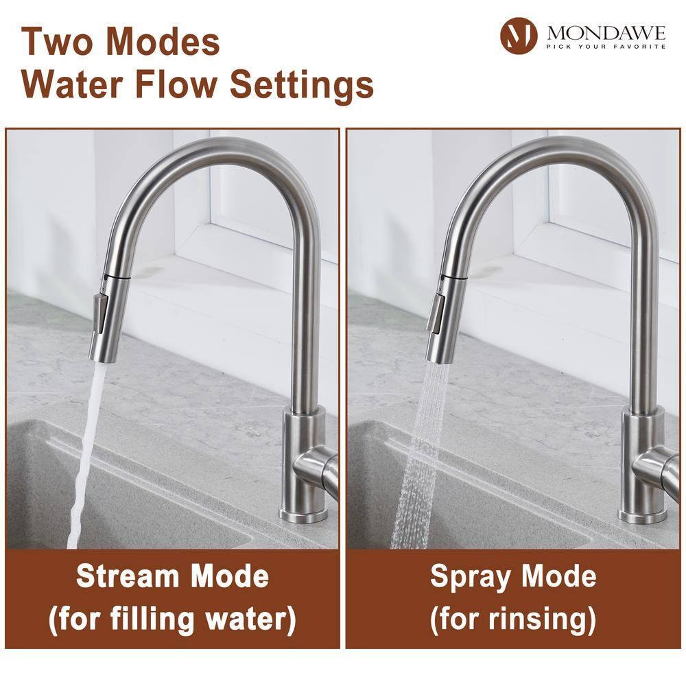 Mondawe Pull Down Kitchen Faucet