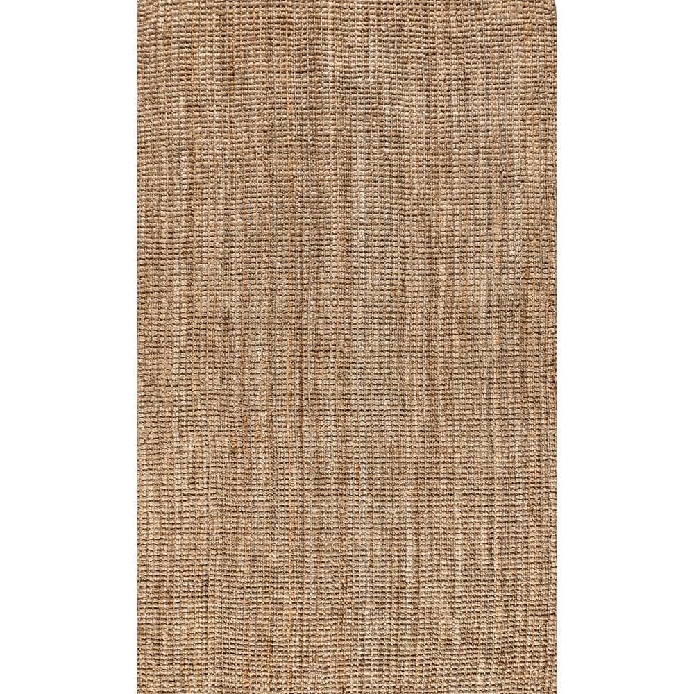 5'x8' Pata Hand Woven Chunky Jute Area Rug, Natural - JONATHAN Y