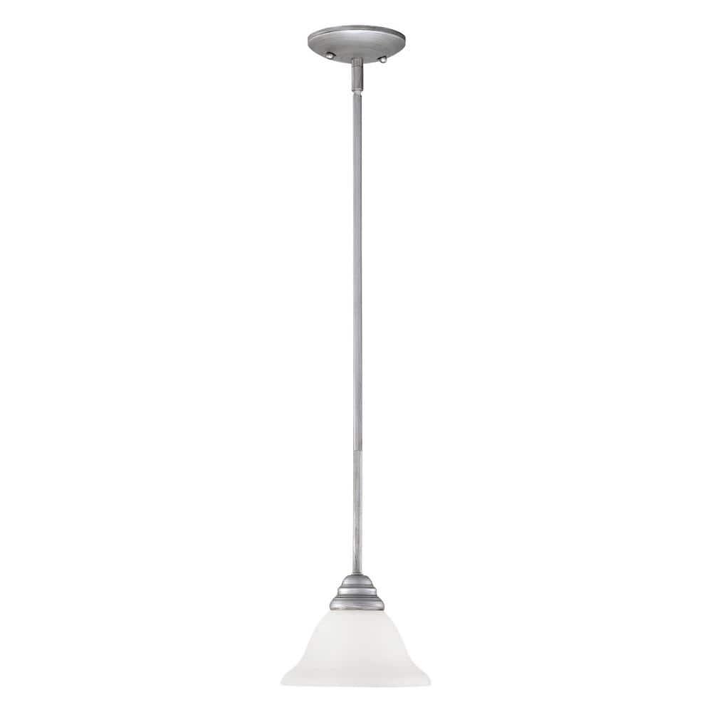 Millennium Lighting Mini-Pendant light, Rubbed Silver