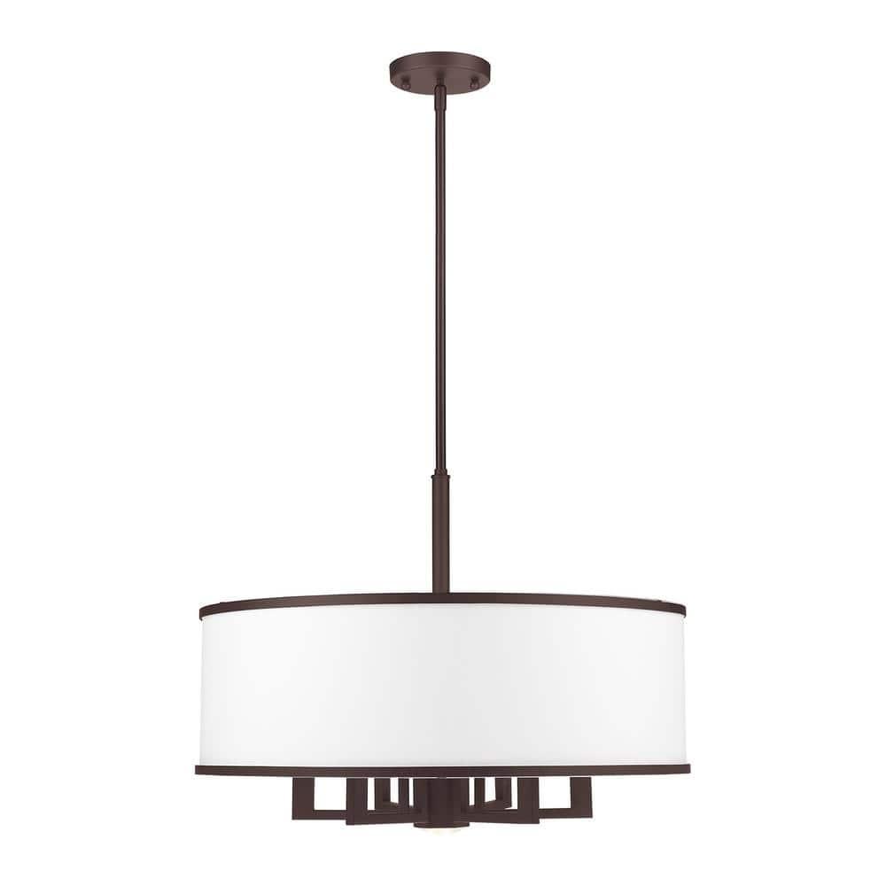 Livex Lighting Park Ridge 6 - Light Chandelier in  Bronze