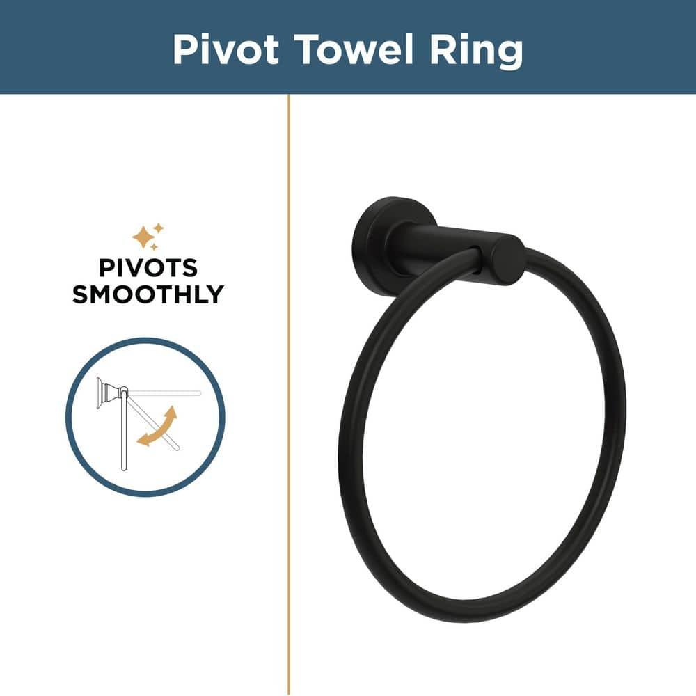 Franklin Brass 5 - Piece Bathroom Hardware Set WAK65-MB