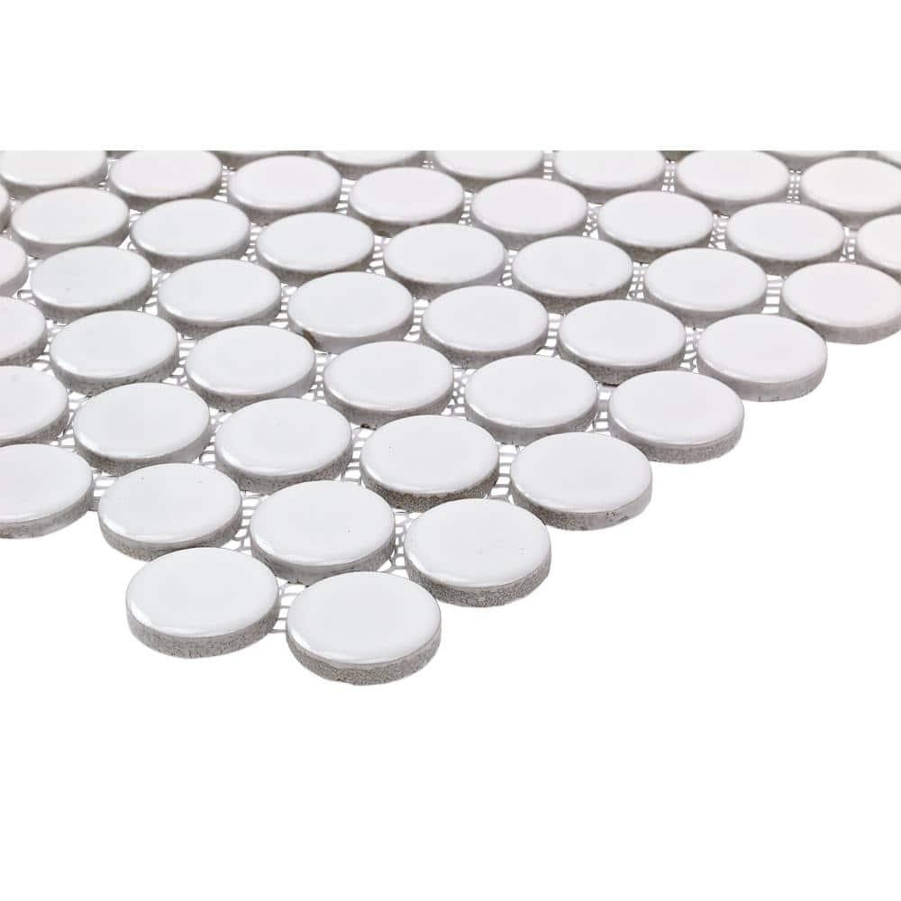 Zen 12.32'' W x 12.99'' L Ceramic Penny Round Mosaic Floor and Wall Tile (1.11 sq. ft./ each)