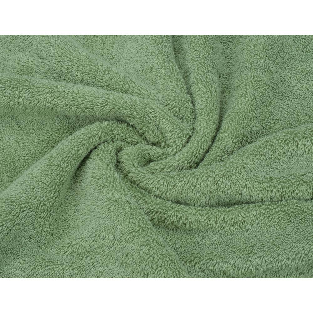 American Soft Linen 6 Piece Towel Set, 100% Cotton Bath Towels for Bathroom, Sage Green