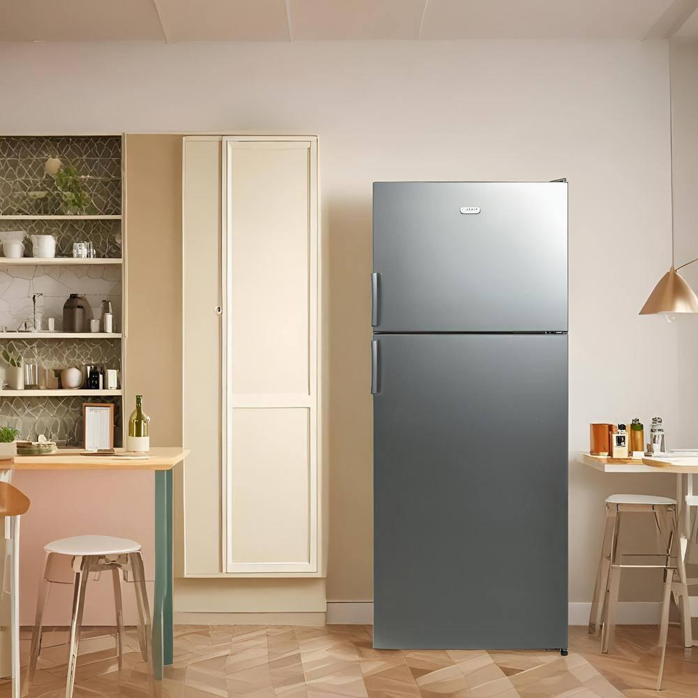 Equator Advanced Appliances Equator 14.3 cf Stainless Refrigerator-Freezer Top Mount Frost Free E-Star Europe RF 142 S