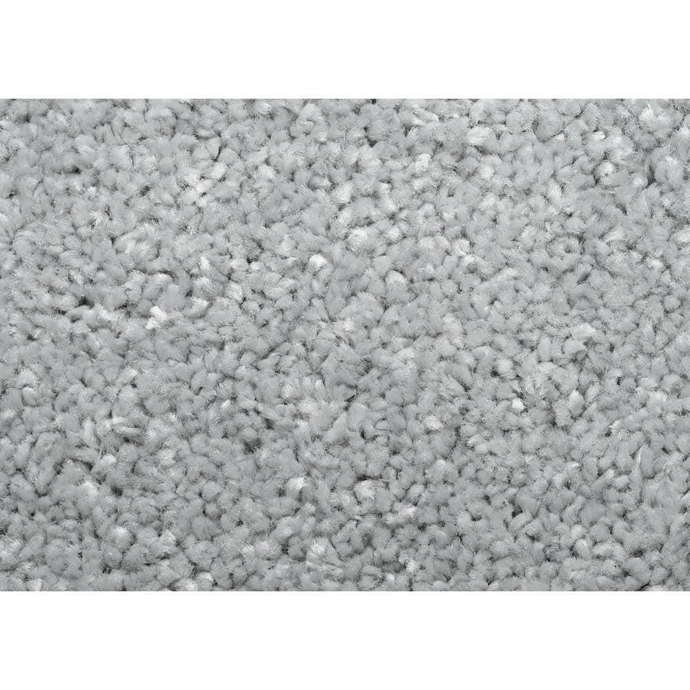Garland Rug Gramercy Washable Bath Rug Set, 2 Piece (20"x34" & 17"x24") Silver
