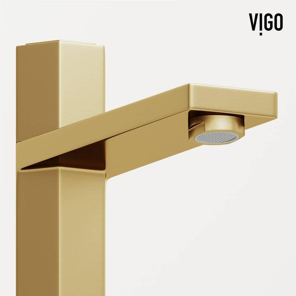 Nova 10" H Single Handle Vessel Sink Bathroom Faucet