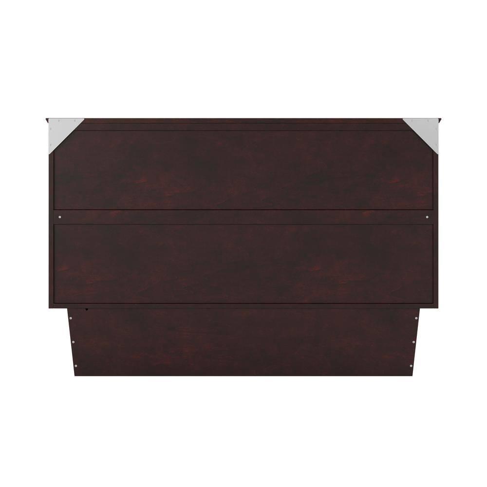 Queen Monroe Murphy Bed Chest with Memory Foam Mattress - AFI