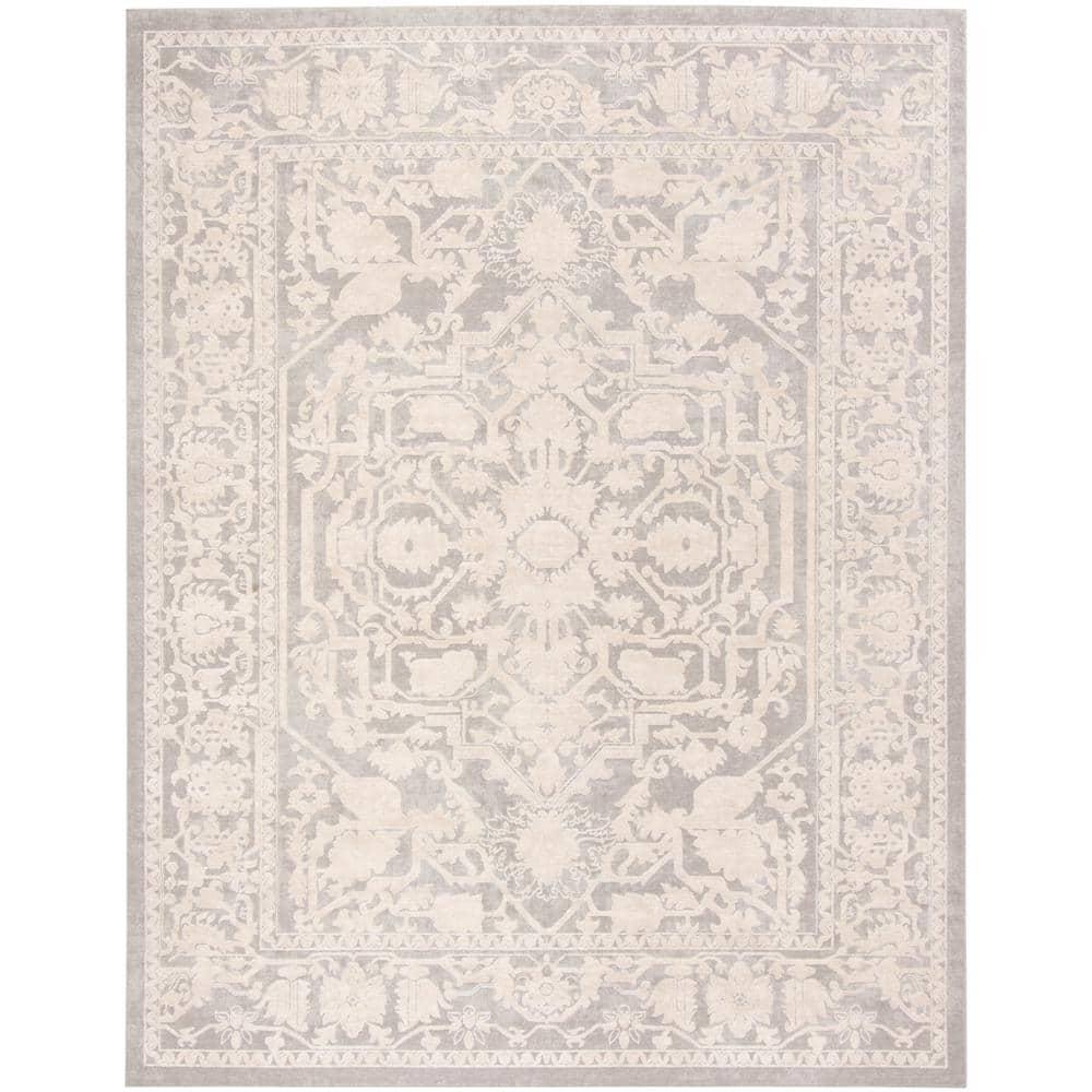 Reflection RFT665 Power Loomed Indoor Area Rug - Light Grey/Cream - 6'x9' - Safavieh.