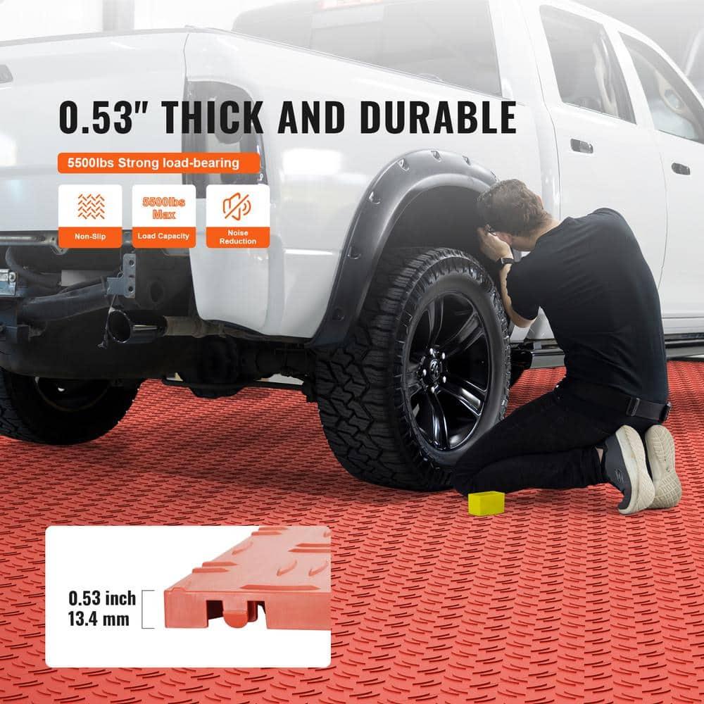 VEVOR VEVOR 12'' W x 12'' L Garage Flooring Tiles (Set of 25)