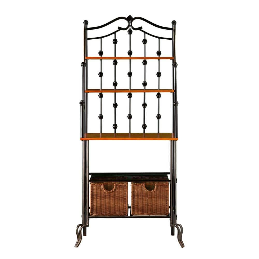 Saint Pierre Bakers Rack - KA0763 - Black/Brown - SEI