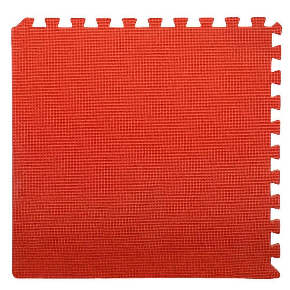 Stalwart Stalwart 24-Inch EVA Foam Tiles 4-Pack - 16 SQ FT - Workout Mat or Baby Playmat, Multicolor (Set of 4)