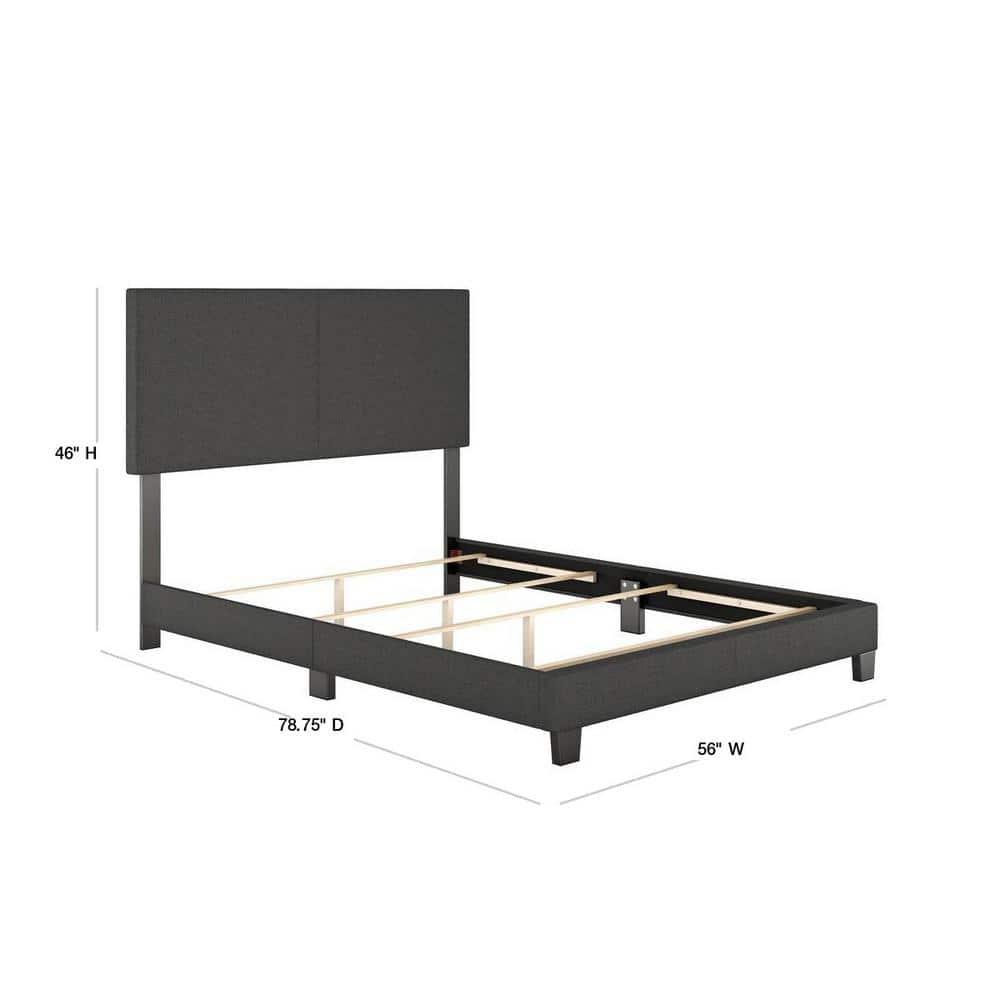 Boyd Sleep MIL896DB Mateo Linen Upholstered Platform Bed