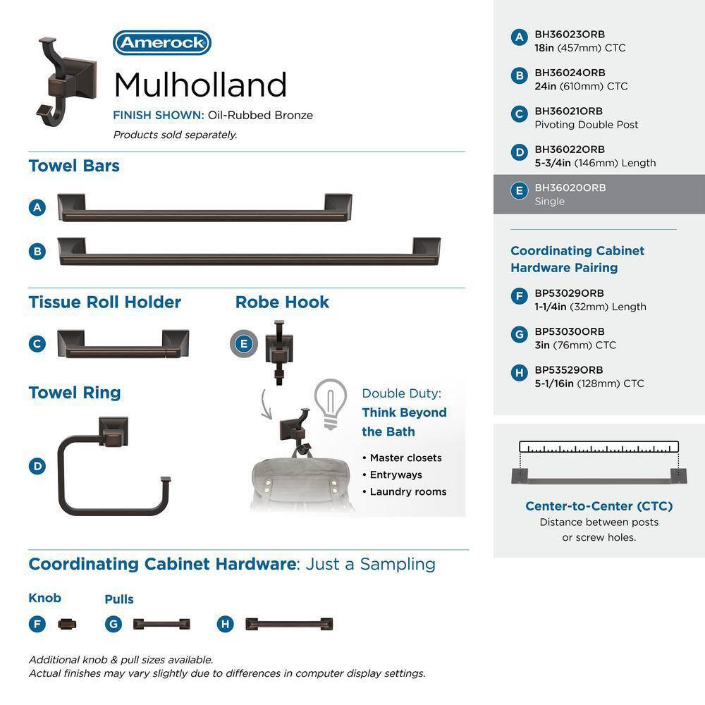 Mulholland Wall Mounted Robe Hook