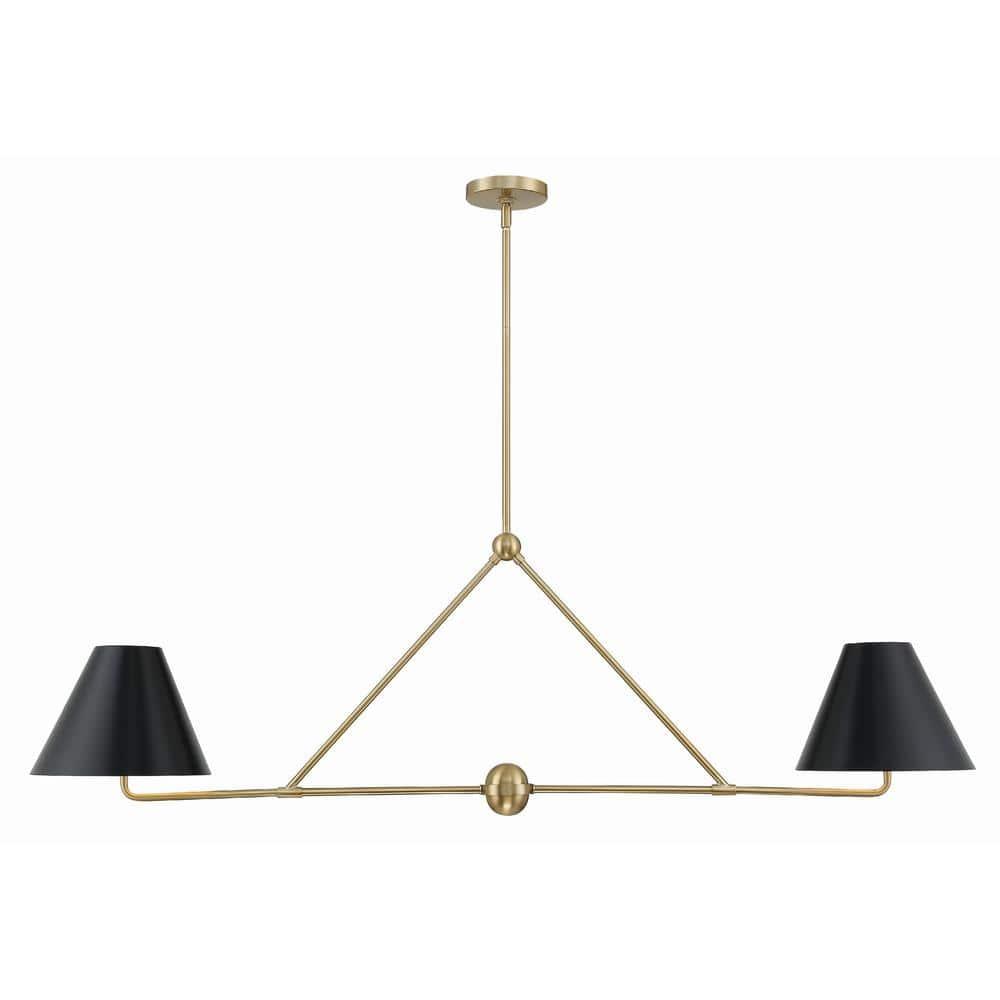 Crystorama Lighting Xavier 4 - Light Chandelier in  Vibrant Gold