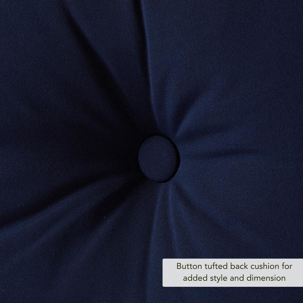 Sunbrella 2-Piece Outdoor Deep Seat Cushion Set in Canvas Navy