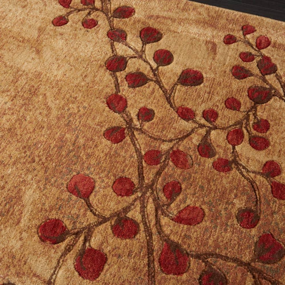 Nourison Somerset Nature Latte 6'7" x SQUARE Area Rug, (7 Square)