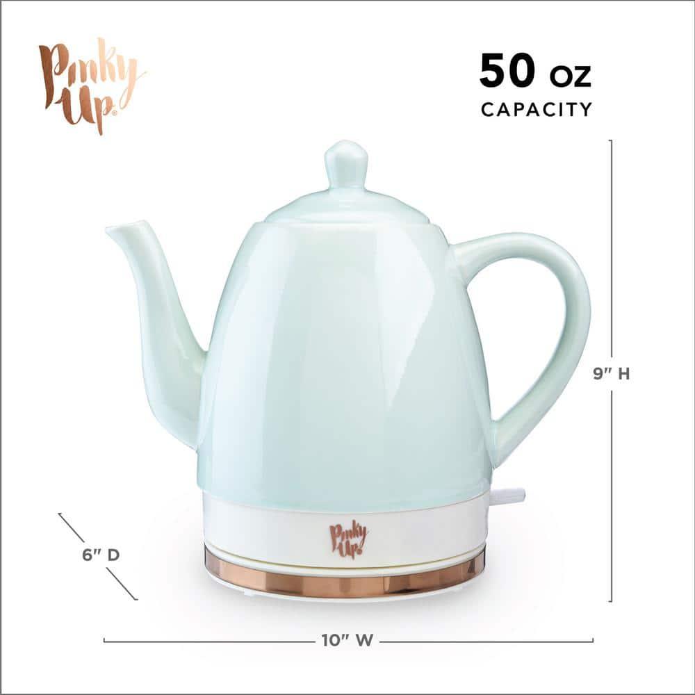 Pinky Up Noelle Ceramic Electric Tea Kettle