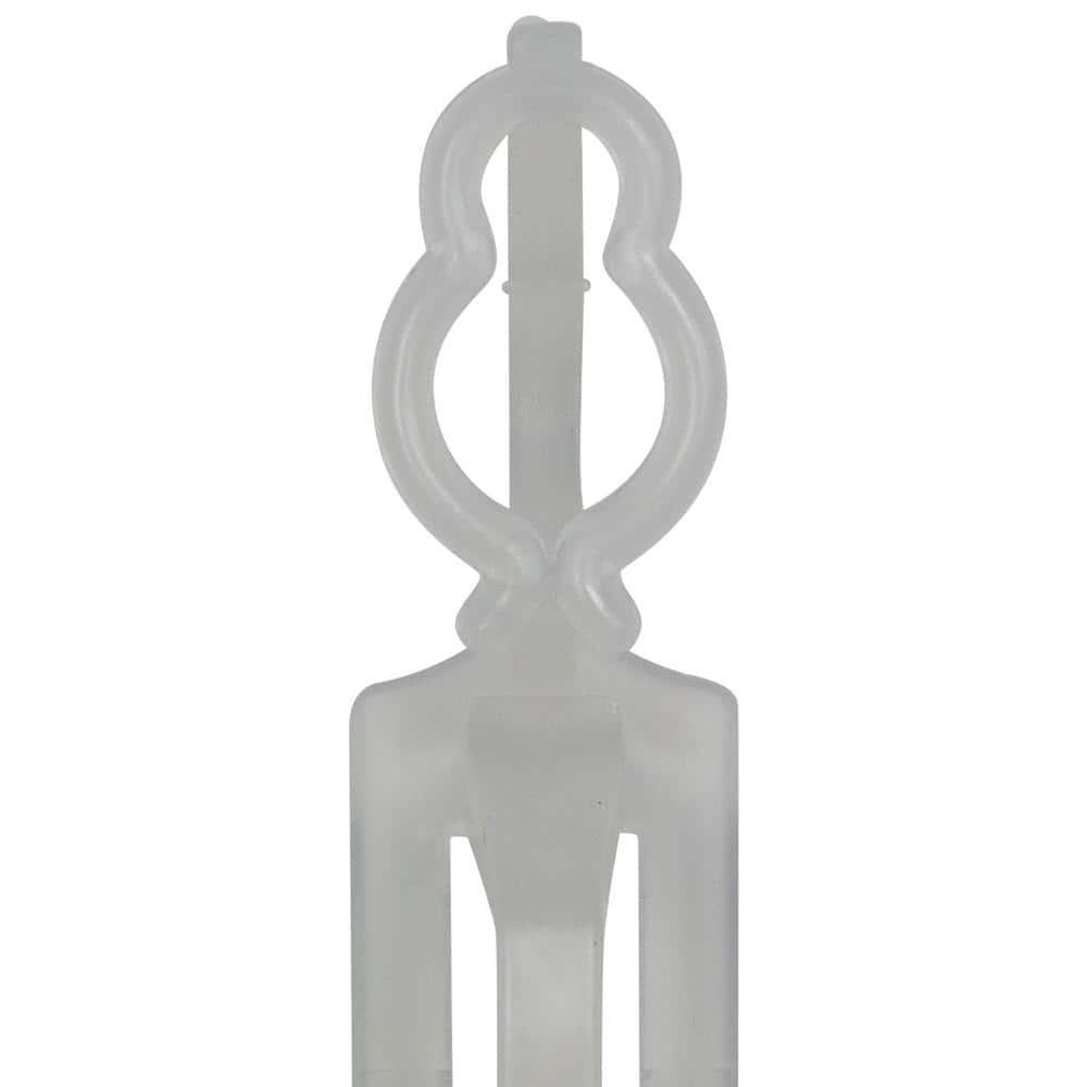 26ct Clear Omni All-In-One Universal Gutter and Shingle Christmas Light Clips