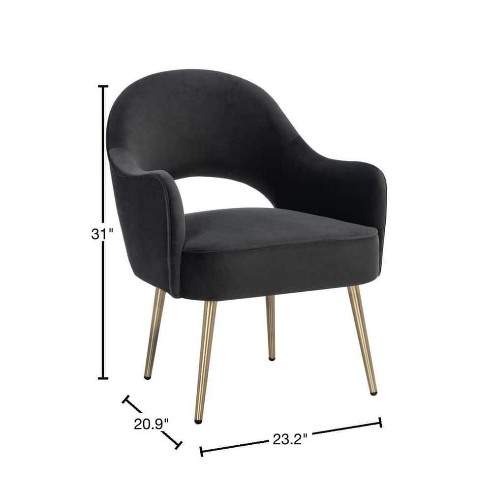 Dublyn Accent Chair - ACH4001 - Black - Safavieh