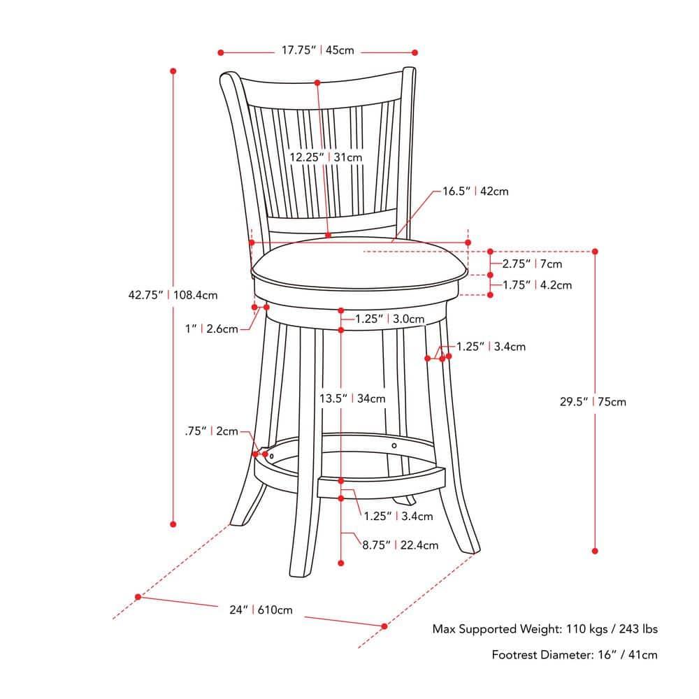 CorLiving Winston White Swivel Bar Stools Set of 2 with Faux Leather Seat and Vertical Slatted High Back- Bar Height Bar Stools with Back - Wood Barstools for Kitchen Island, or Bar Surfaces