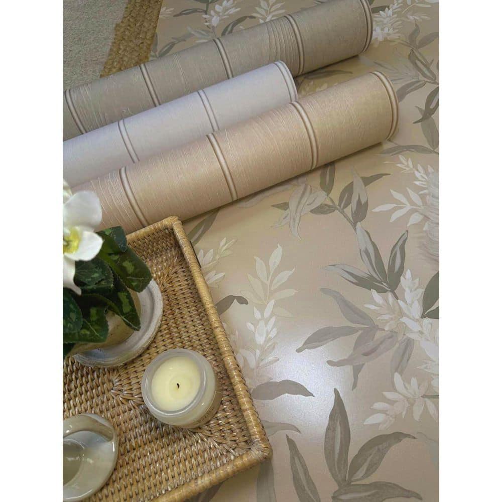 Belgravia Decor Olivia Beige Floral Wallpaper