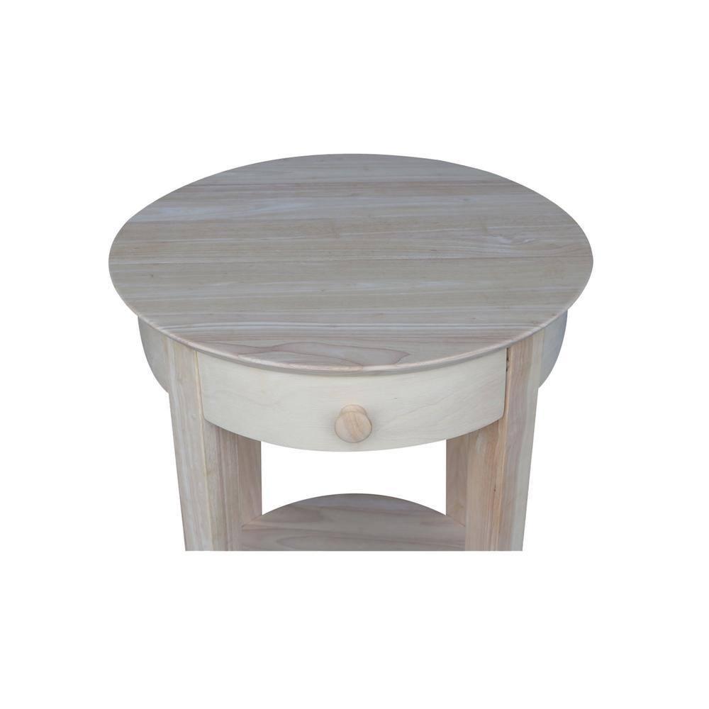 International Concepts Phillips Accent Table Includes Drawer