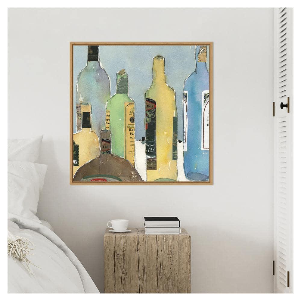 Amanti Art 30"x30" Oil and Vinegar IV by Samuel Dixon Framed Canvas Wall Art Print