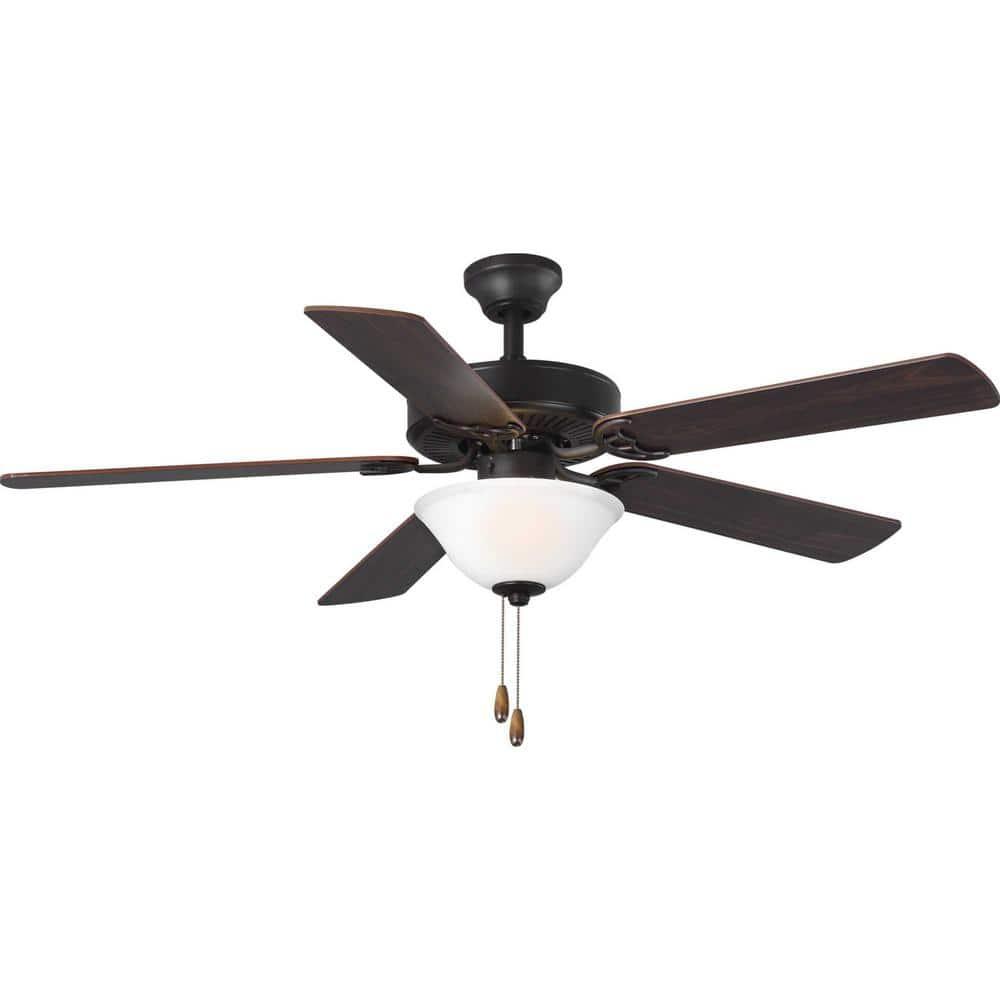 P2599-129-Progress Lighting-Builder Fan - Wide - Ceiling Fan - 2 Light in New Traditional style - 52 Inches wide by 19.13 Inches high-Architectural