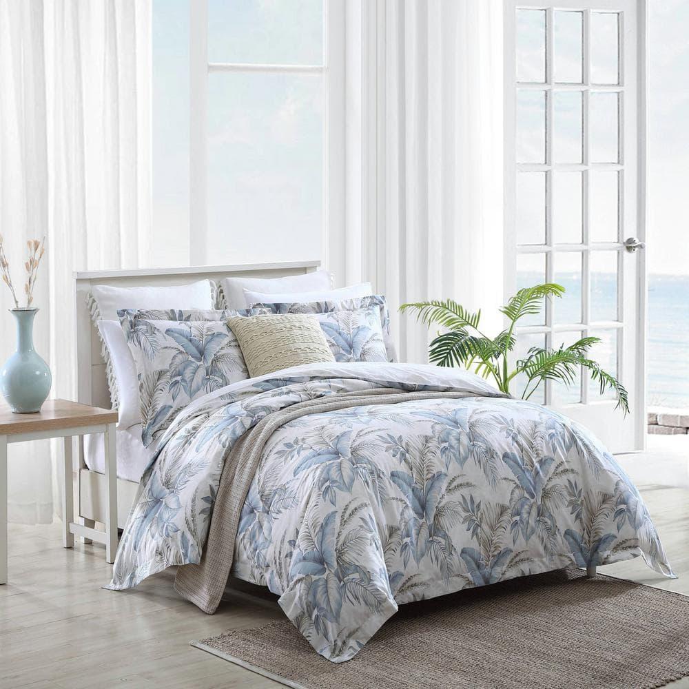 Tommy Bahama Bakers Bluff Blue Cotton Comforter Set