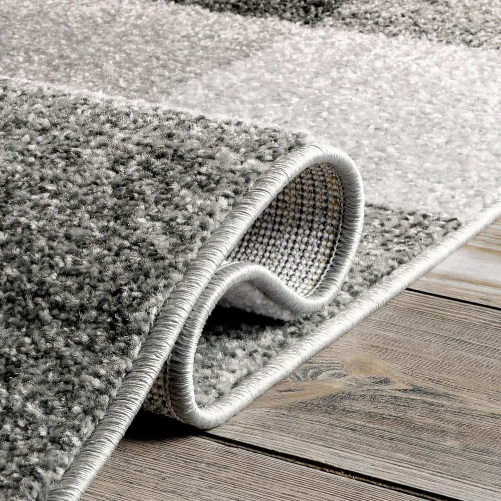 Nuloom Aisha Plaid 3x5 Accent Indoor Area Rug for Living Room Bedroom Dining Room Entryway Kitchen, Grey/Ivory