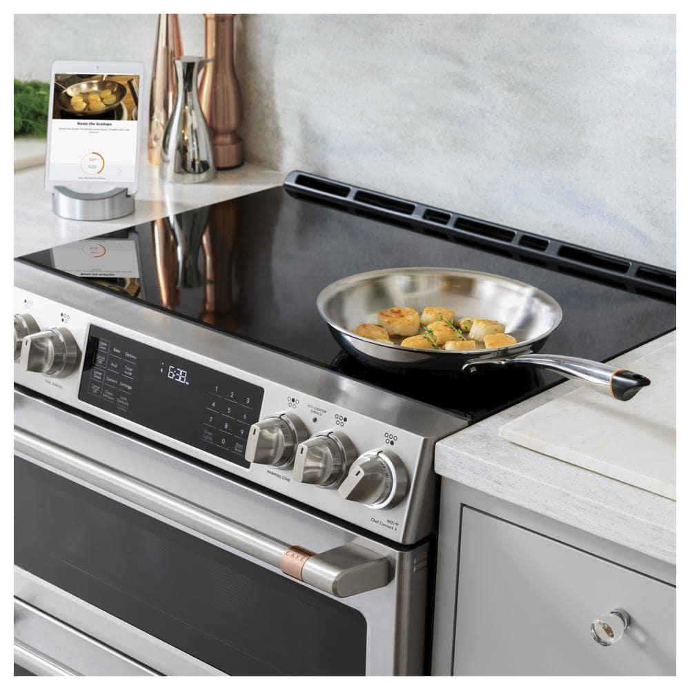 Café Smart Appliances Induction 30" 5.7 cu. ft. Slide-in Electric Range