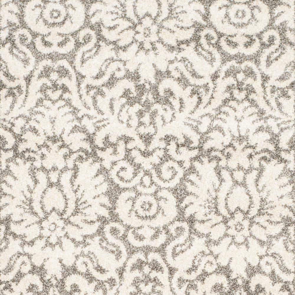 Amherst AMT427 Power Loomed Indoor Runner Rug - Dark Grey/Beige - 2'3"x15' - Safavieh