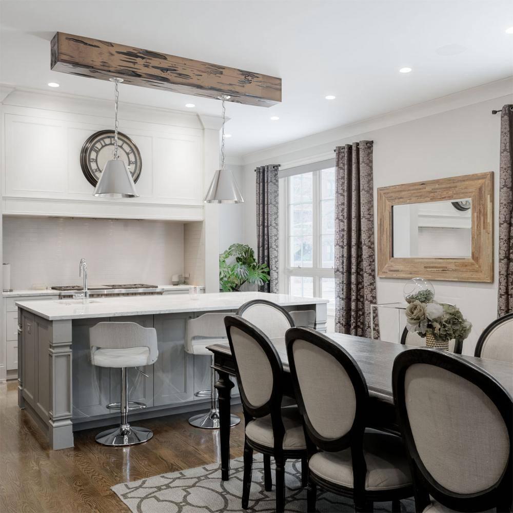 Ekena Millwork Pecky Cypress Endurathane Faux Wood 3-Sided Ceiling Beam (U-beam) | Wayfair