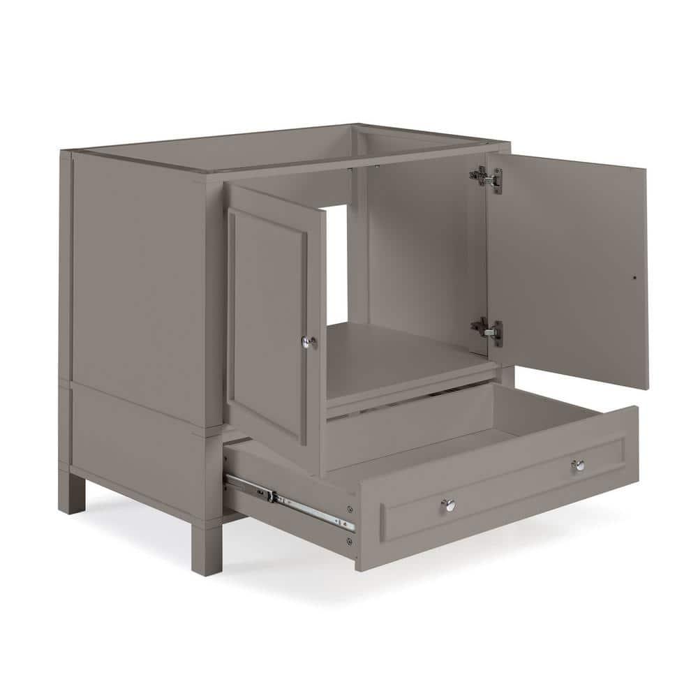 Williamsburg 36"W Transitional Style Vanity Cabinet With Soft Close Doors And Drawers