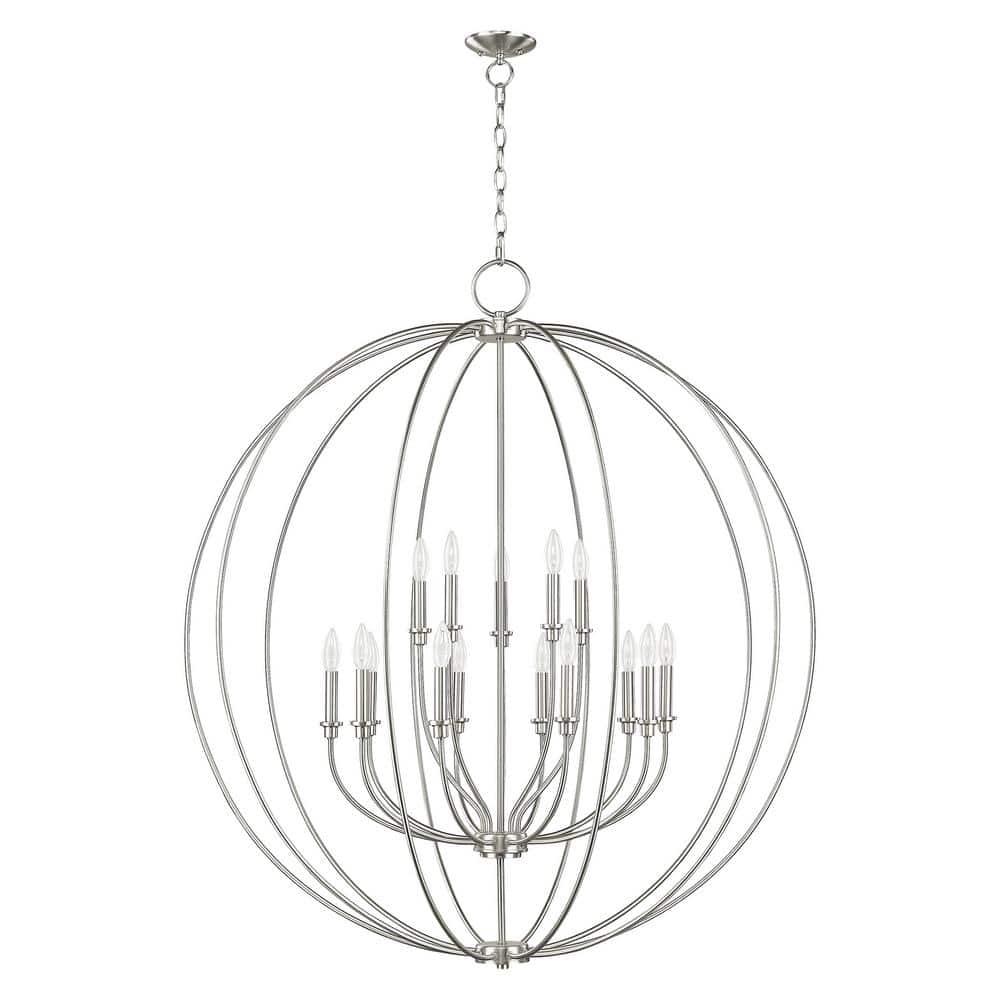 Livex Lighting - Milania - 15 Light Foyer Chandelier in Farmhouse Style - 42