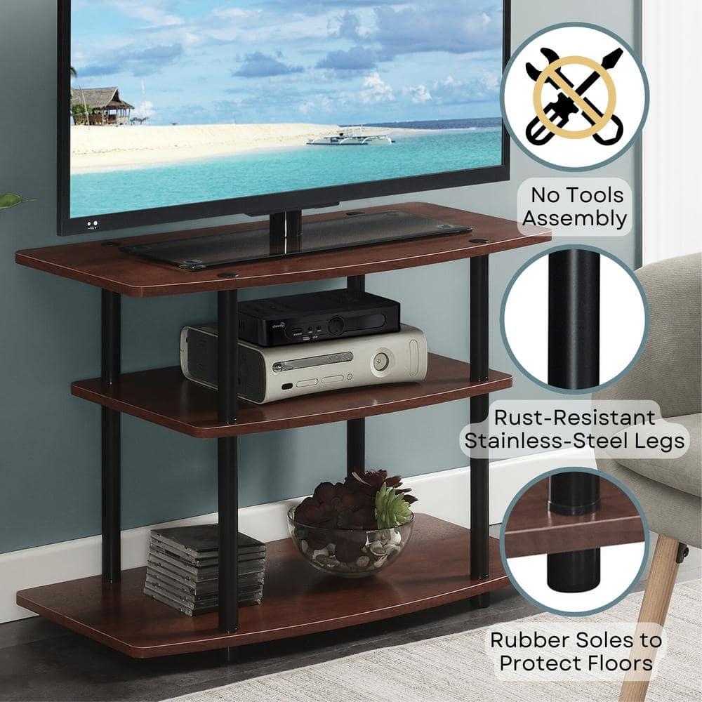 Convenience Concepts Designs2Go 3 Tier TV Stand Multiple Finishes